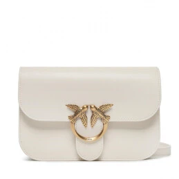 PINKO ΔΕΡΜΑΤΙΝΗ ΤΣΑΝΤΑ LOVE BELL SUMMER FOULARD Λευκό 5 PINKO ΔΕΡΜΑΤΙΝΗ ΤΣΑΝΤΑ LOVE BELL SUMMER FOULARD Λευκό - Image 5