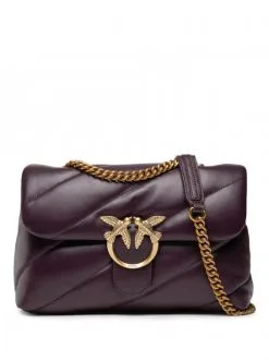 PINKO ΚΑΠΙΤΟΝΕ ΣΤΑΥΡΩΤΗ ΤΣΑΝΤΑ CLASSIC LOVE Μπορντό