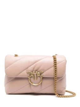 PINKO ΚΑΠΙΤΟΝΕ ΣΤΑΥΡΩΤΗ ΤΣΑΝΤΑ CLASSIC LOVE Ροζ 4 PINKO ΚΑΠΙΤΟΝΕ ΣΤΑΥΡΩΤΗ ΤΣΑΝΤΑ CLASSIC LOVE Ροζ - Image 4