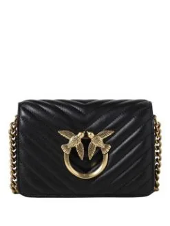 PINKO ΚΑΠΙΤΟΝΕ ΣΤΑΥΡΩΤΗ ΤΣΑΝΤΑ MINI LOVE Μαύρο -ΓΥΝΑΙΚΕΙΕΣ ΤΣΑΝΤΕΣ Κατάστημα πωλήσεων 10 1113