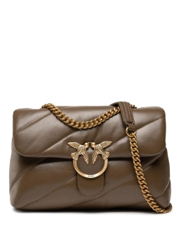 PINKO ΚΑΠΙΤΟΝΕ ΣΤΑΥΡΩΤΗ ΤΣΑΝΤΑ CLASSIC LOVE Καφέ 4 PINKO ΚΑΠΙΤΟΝΕ ΣΤΑΥΡΩΤΗ ΤΣΑΝΤΑ CLASSIC LOVE Καφέ - Image 4