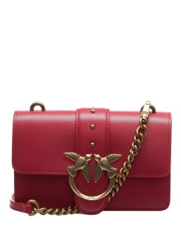 PINKO ΔΕΡΜΑΤΙΝΗ ΣΤΑΥΡΩΤΗ ΤΣΑΝΤΑ MINI LOVE Κόκκινο 4 PINKO ΔΕΡΜΑΤΙΝΗ ΣΤΑΥΡΩΤΗ ΤΣΑΝΤΑ MINI LOVE Κόκκινο - Image 4