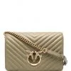 PINKO ΚΑΠΙΤΟΝΕ ΣΤΑΥΡΩΤΗ ΤΣΑΝΤΑ CLASSIC LOVE Μπεζ -ΓΥΝΑΙΚΕΙΕΣ ΤΣΑΝΤΕΣ Κατάστημα πωλήσεων 10 1142