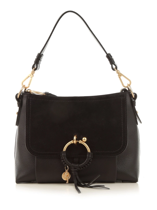 SEE BY CHLOE ΔΕΡΜΑΤΙΝΗ ΣΤΑΥΡΩΤΗ ΤΣΑΝΤΑ Μαύρο 1 SEE BY CHLOE ΔΕΡΜΑΤΙΝΗ ΣΤΑΥΡΩΤΗ ΤΣΑΝΤΑ Μαύρο