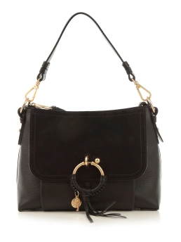 SEE BY CHLOE ΔΕΡΜΑΤΙΝΗ ΣΤΑΥΡΩΤΗ ΤΣΑΝΤΑ Μαύρο 4 SEE BY CHLOE ΔΕΡΜΑΤΙΝΗ ΣΤΑΥΡΩΤΗ ΤΣΑΝΤΑ Μαύρο - Image 4