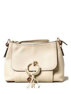 SEE BY CHLOE ΔΕΡΜΑΤΙΝΗ ΣΤΑΥΡΩΤΗ ΤΣΑΝΤΑ Εκρού