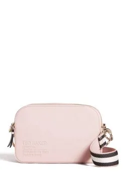 TED BAKER ΔΕΡΜΑΤΙΝΗ ΣΤΑΥΡΩΤΗ ΤΣΑΝΤΑ DARCELO Ροζ