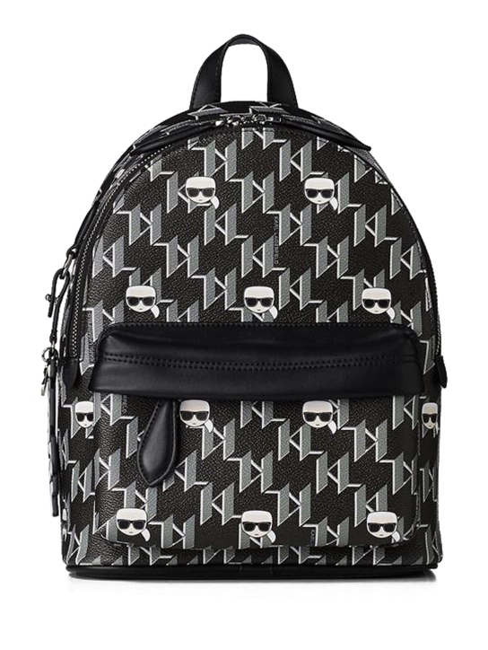 KARL LAGERFELD ΣΑΚΙΔΙΟ ΠΛΑΤΗΣ ΜΕ ΣΧΕΔΙΟ Μαύρο 1 KARL LAGERFELD ΣΑΚΙΔΙΟ ΠΛΑΤΗΣ ΜΕ ΣΧΕΔΙΟ Μαύρο