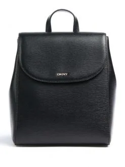 DKNY ΔΕΡΜΑΤΙΝΟ ΣΑΚΙΔΙΟ ΠΛΑΤΗΣ BRYANT Μαύρο