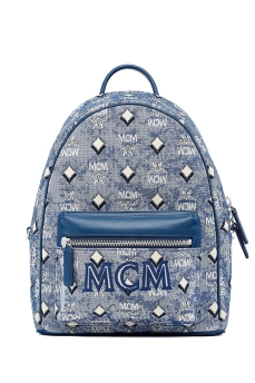 MCM ΣΑΚΙΔΙΟ ΠΛΑΤΗΣ VINTAGE JACQUARD Μπλε 6 MCM ΣΑΚΙΔΙΟ ΠΛΑΤΗΣ VINTAGE JACQUARD Μπλε - Image 6