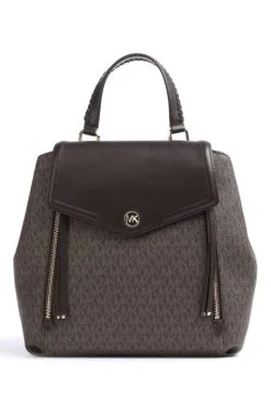 MICHAEL MICHAEL KORS ΣΑΚΙΔΙΟ ΠΛΑΤΗΣ FREYA ΚΑΦΕ ΣΚΟΥΡΟ