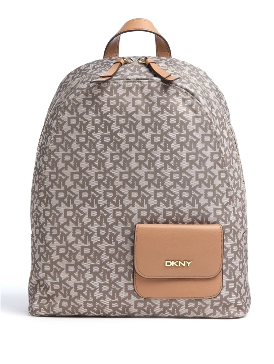 DKNY ΣΑΚΙΔΙΟ ΠΛΑΤΗΣ LIVVY Καφέ 1 DKNY ΣΑΚΙΔΙΟ ΠΛΑΤΗΣ LIVVY Καφέ