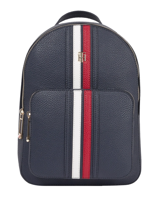 TOMMY HILFIGER ΓΥΝΑΙΚΕΙΟ ΣΑΚΙΔΙΟ ΠΛΑΤΗΣ ΜΕ SIGNATURE ΡΙΓΑ 1 TOMMY HILFIGER ΓΥΝΑΙΚΕΙΟ ΣΑΚΙΔΙΟ ΠΛΑΤΗΣ ΜΕ SIGNATURE ΡΙΓΑ