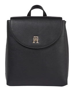 TOMMY HILFIGER ΣΑΚΙΔΙΟ ΠΛΑΤΗΣ ΜΕ ΜΟΝΟΓΡΑΜΜΑ Μαύρο 5 TOMMY HILFIGER ΣΑΚΙΔΙΟ ΠΛΑΤΗΣ ΜΕ ΜΟΝΟΓΡΑΜΜΑ Μαύρο - Image 5