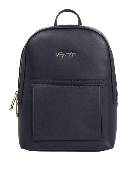 TOMMY HILFIGER ΣΑΚΙΔΙΟ ΠΛΑΤΗΣ ΜΕ ΛΟΓΟΤΥΠΟ Μαύρο 1 TOMMY HILFIGER ΣΑΚΙΔΙΟ ΠΛΑΤΗΣ ΜΕ ΛΟΓΟΤΥΠΟ Μαύρο