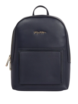 TOMMY HILFIGER ΣΑΚΙΔΙΟ ΠΛΑΤΗΣ ΜΕ ΛΟΓΟΤΥΠΟ Μαύρο 4 TOMMY HILFIGER ΣΑΚΙΔΙΟ ΠΛΑΤΗΣ ΜΕ ΛΟΓΟΤΥΠΟ Μαύρο - Image 4