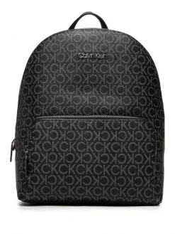 CALVIN KLEIN ΣΑΚΙΔΙΟ ΠΛΑΤΗΣ ΜΕ ΜΟΝΟΓΡΑΜΜΑ Μαύρο