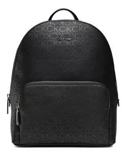 CALVIN KLEIN ΣΑΚΙΔΙΟ ΠΛΑΤΗΣ ΜΕ ΜΟΝΟΓΡΑΜΜΑ Μαύρο