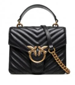 PINKO ΔΕΡΜΑΤΙΝΗ ΤΣΑΝΤΑ ΧΕΙΡΟΣ LOVE MINI -ΓΥΝΑΙΚΕΙΕΣ ΤΣΑΝΤΕΣ Κατάστημα πωλήσεων 10 148