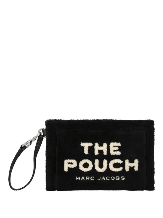 MARC JACOBS CLUTCH THE POUCH Μαύρο 1 MARC JACOBS CLUTCH THE POUCH Μαύρο