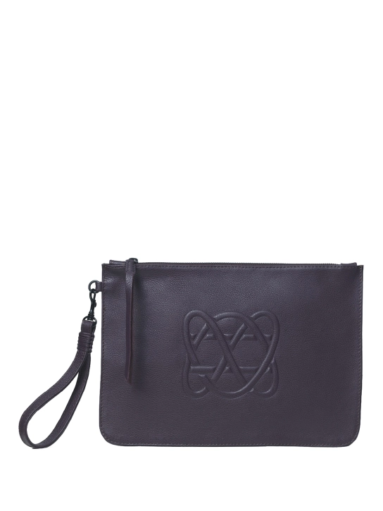 CALLISTA CRAFTS ΔΕΡΜΑΤΙΝΟ POUCH ΜΕ ΛΟΓΟΤΥΠΟ Μωβ 1 CALLISTA CRAFTS ΔΕΡΜΑΤΙΝΟ POUCH ΜΕ ΛΟΓΟΤΥΠΟ Μωβ