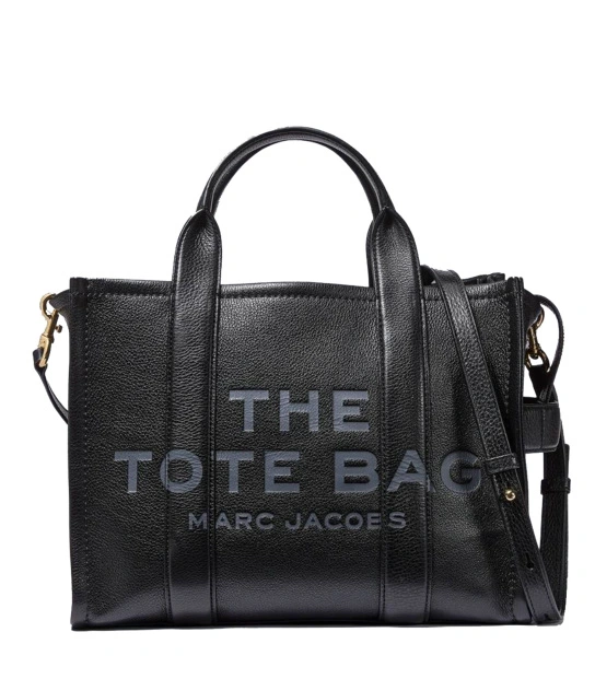 MARC JACOBS ΔΕΡΜΑΤΙΝΗ ΤΣΑΝΤΑ ΧΕΙΡΟΣ THE MEDIUM TOTE Μαύρο 5 MARC JACOBS ΔΕΡΜΑΤΙΝΗ ΤΣΑΝΤΑ ΧΕΙΡΟΣ THE MEDIUM TOTE Μαύρο - Image 5