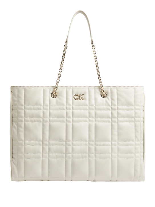 CALVIN KLEIN ΚΑΠΙΤΟΝΕ ΤΣΑΝΤΑ ΧΕΙΡΟΣ Λευκό 1 CALVIN KLEIN ΚΑΠΙΤΟΝΕ ΤΣΑΝΤΑ ΧΕΙΡΟΣ Λευκό