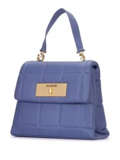 LOVE MOSCHINO ΓΥΝΑΙΚΕΙΑ ΤΣΑΝΤΑ ΚΑΠΙΤΟΝΕ Μπλε