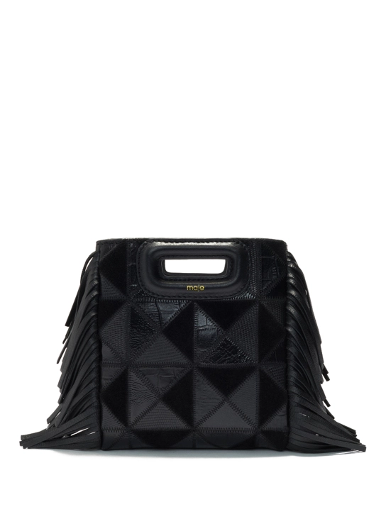 MAJE ΔΕΡΜΑΤΙΝΗ ΤΣΑΝΤΑ ΧΕΙΡΟΣ ΜΕ ΚΡΟΣΣΙΑ Μαύρο 1 MAJE ΔΕΡΜΑΤΙΝΗ ΤΣΑΝΤΑ ΧΕΙΡΟΣ ΜΕ ΚΡΟΣΣΙΑ Μαύρο