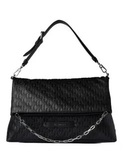 KARL LAGERFELD ΤΣΑΝΤΑ ΩΜΟΥ ΜΕ ΜΟΝΟΓΡΑΜΜΑ Μαύρο