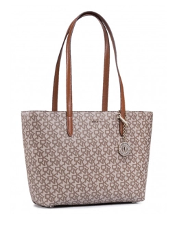 DKNY ΔΕΡΜΑΤΙΝΗ ΤΣΑΝΤΑ ΩΜΟΥ BRYANT Καφέ 5 DKNY ΔΕΡΜΑΤΙΝΗ ΤΣΑΝΤΑ ΩΜΟΥ BRYANT Καφέ - Image 5