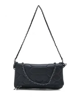 ZADIG & VOLTAIRE ΚΑΠΙΤΟΝΕ ΤΣΑΝΤΑ ΦΑΚΕΛΟΣ ΜΕ ΑΛΥΣΙΔΑ Μαύρο