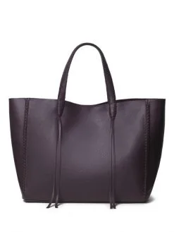 CALLISTA CRAFTS ΔΕΡΜΑΤΙΝΗ ΤΣΑΝΤΑ ΤΟΤΕ Μωβ