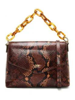 DKNY ΤΣΑΝΤΑ ΩΜΟΥ FRANKIE Καφέ