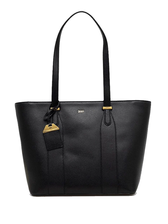 DKNY ΔΕΡΜΑΤΙΝΗ ΤΣΑΝΤΑ ΩΜΟΥ Μαύρο 1 DKNY ΔΕΡΜΑΤΙΝΗ ΤΣΑΝΤΑ ΩΜΟΥ Μαύρο