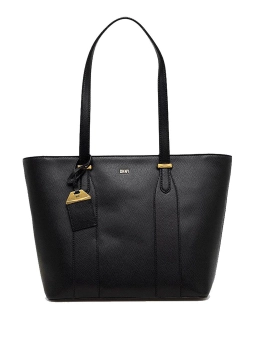 DKNY ΔΕΡΜΑΤΙΝΗ ΤΣΑΝΤΑ ΩΜΟΥ Μαύρο 4 DKNY ΔΕΡΜΑΤΙΝΗ ΤΣΑΝΤΑ ΩΜΟΥ Μαύρο - Image 4