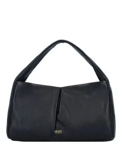 DKNY ΔΕΡΜΑΤΙΝΗ ΤΣΑΝΤΑ ΩΜΟΥ PAULINA Μαύρο