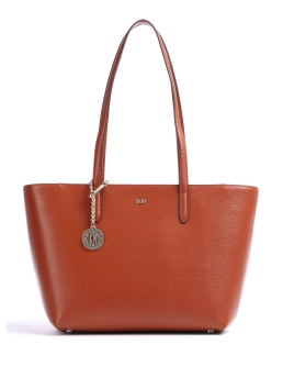 DKNY ΔΕΡΜΑΤΙΝΗ ΤΣΑΝΤΑ ΤΟΤΕ BRYANT Καφέ 5 DKNY ΔΕΡΜΑΤΙΝΗ ΤΣΑΝΤΑ ΤΟΤΕ BRYANT Καφέ - Image 5