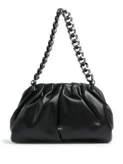 DKNY ΤΣΑΝΤΑ ΩΜΟΥ ΜΕ ΑΛΥΣΙΔΑ Μαύρο