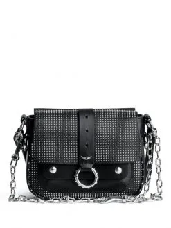 ZADIG & VOLTAIRE ΓΥΝΑΙΚΕΙΑ ΤΣΑΝΤΑ ΜΕ ΤΡΟΥΚΣ Μαύρο