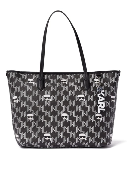 KARL LAGERFELD ΤΣΑΝΤΑ ΩΜΟΥ ΜΕ ΣΧΕΔΙΟ Μαύρο 5 KARL LAGERFELD ΤΣΑΝΤΑ ΩΜΟΥ ΜΕ ΣΧΕΔΙΟ Μαύρο - Image 5