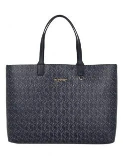 TOMMY HILFIGER ΓΥΝΑΙΚΕΙΑ ΤΣΑΝΤΑ ΩΜΟΥ ΜΕ ΣΧΕΔΙΟ Μπλε Σκούρο