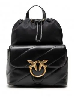 PINKO ΔΕΡΜΑΤΙΝΟ ΣΑΚΙΔΙΟ ΠΛΑΤΗΣ LOVE MINI PUFF Μαύρο -ΓΥΝΑΙΚΕΙΕΣ ΤΣΑΝΤΕΣ Κατάστημα πωλήσεων 10 578
