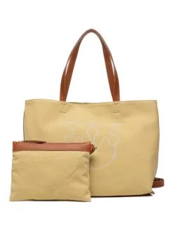 PINKO ΤΣΑΝΤΑ ΩΜΟΥ Μπεζ