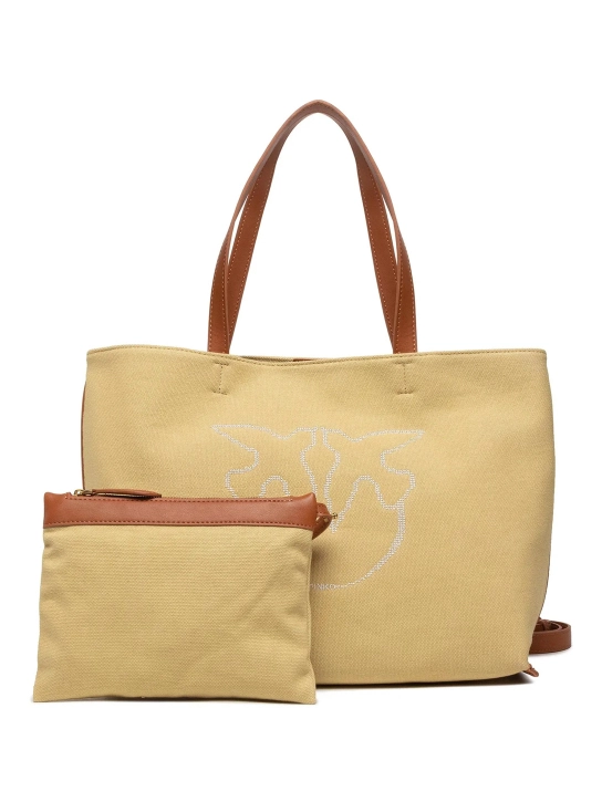 PINKO ΤΣΑΝΤΑ ΩΜΟΥ Μπεζ 1 PINKO ΤΣΑΝΤΑ ΩΜΟΥ Μπεζ