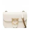 PINKO ΔΕΡΜΑΤΙΝΗ ΣΤΑΥΡΩΤΗ ΤΣΑΝΤΑ ΜΕ ΑΛΥΣΙΔΑ LOVE BELL SIMPLY
