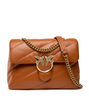 PINKO ΔΕΡΜΑΤΙΝΗ ΤΣΑΝΤΑ LOVE CLASSIC PUFF MAXY QUILT 5 PINKO ΔΕΡΜΑΤΙΝΗ ΤΣΑΝΤΑ LOVE CLASSIC PUFF MAXY QUILT - Image 5