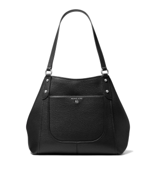 MICHAEL MICHAEL KORS ΔΕΡΜΑΤΙΝΗ ΤΣΑΝΤΑ ΩΜΟΥ MOLLY Μαύρο 3 MICHAEL MICHAEL KORS ΔΕΡΜΑΤΙΝΗ ΤΣΑΝΤΑ ΩΜΟΥ MOLLY Μαύρο - Image 3