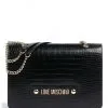 LOVE MOSCHINO ΓΥΝΑΙΚΕΙΑ ΤΣΑΝΤΑ ΜΕ ΚΡΟΚΟ ΣΧΕΔΙΟ Μαύρο -ΓΥΝΑΙΚΕΙΕΣ ΤΣΑΝΤΕΣ Κατάστημα πωλήσεων 10 663