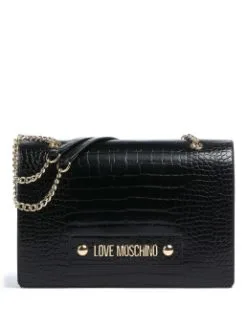 LOVE MOSCHINO ΓΥΝΑΙΚΕΙΑ ΤΣΑΝΤΑ ΜΕ ΚΡΟΚΟ ΣΧΕΔΙΟ Μαύρο -ΓΥΝΑΙΚΕΙΕΣ ΤΣΑΝΤΕΣ Κατάστημα πωλήσεων 10 664